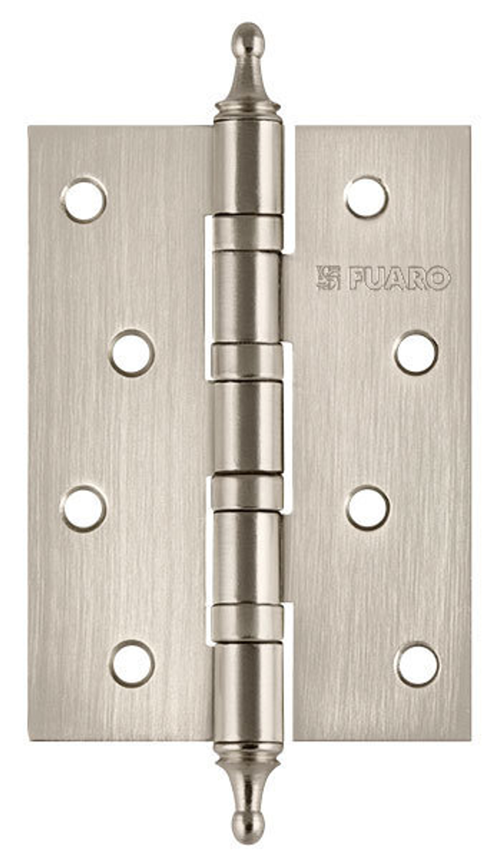 Петля стальная врезная Фуаро 4BB/A/BL 100x75x2,5 PN, цвет никель перламутровый (гарантия - 12 месяцев)