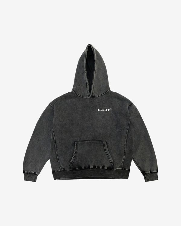 Худи С Начесом Garment-Dyed Concept Logo Warm Серый - фото 1