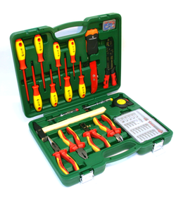 Набор инструмента электрика (21 предмет) СТАНКОИМПОРТ НАБЭ.13.23.21