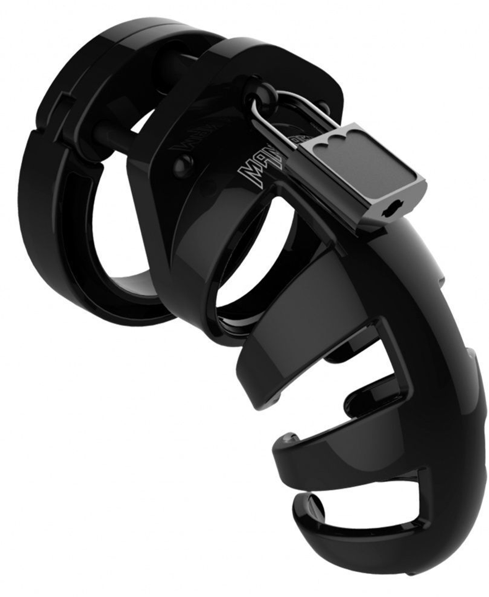 Черный мужской пояс верности Model 02 Chastity (Цвет: черный)