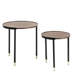 Комплект из 2 столиков Aliner Ø50 и Ø38 см
