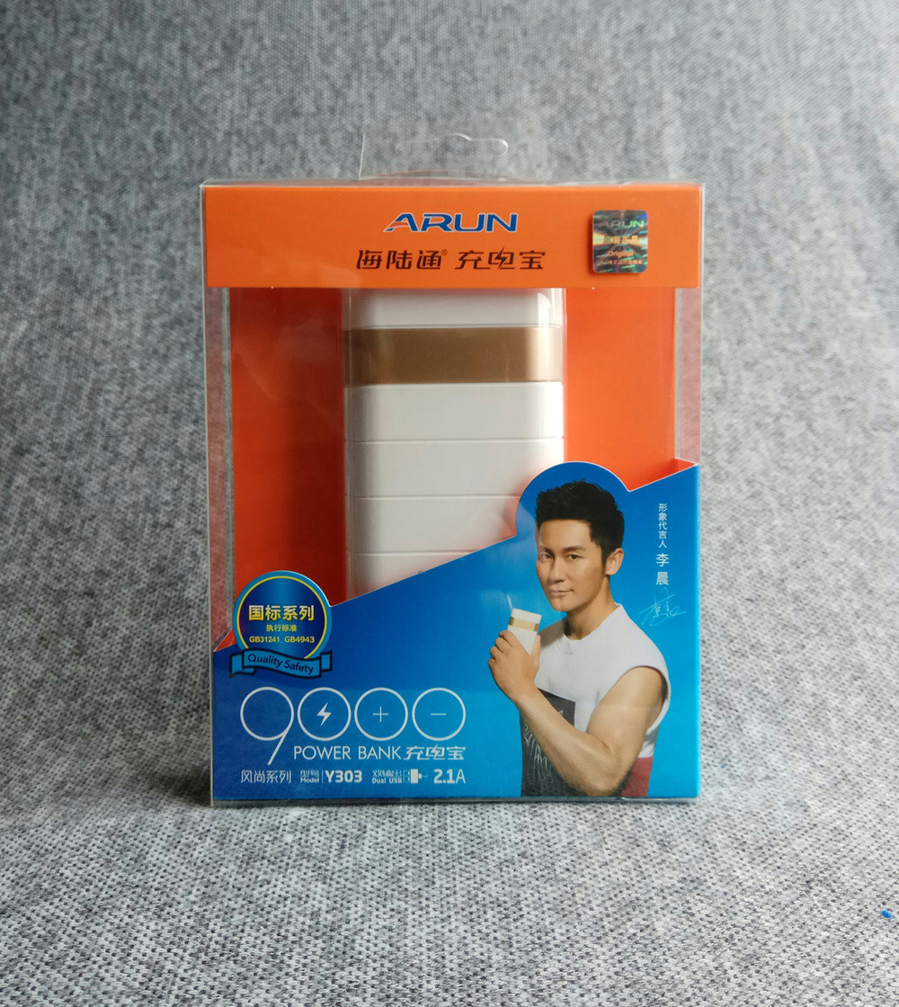 Power Bank 9000mAh, Arun, белый
