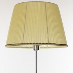 Citilux Линц CL402973T Торшер хром со столиком и кремовым абажуром