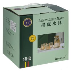 GAEM Набор из кувшина и 4-х кружек, 1400/350мл, L22 W18 H22 см