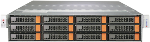 Сервер Supermicro SuperStorage 6029P-E1CR24H без процессора/без ОЗУ/без накопителей/количество отсеков 2.5" hot swap: 2/количество отсеков 3.5" hot swap: 24/2 x 1600 Вт/LAN 1 Гбит/c