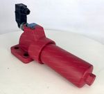 WKDFAFEBN/HC110QE10D1.X/-L24 - Напорный фильтр гидравлический одинарный модели DF AFE тонкость фильтрации 10 мкм, типоразмер 110, вид присоединения: фланец Расстояние между крепежными отверстиями: 72х55, материал корпуса - чугун, рабочее давление до 315 бар, визуально-электрический (лампа с напряжением 24В) индикатор загрязнения