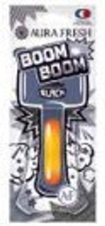 Ароматизатор для автомобиля AURA FRESH BOOM BOOM "Черный лед" с жидким центом