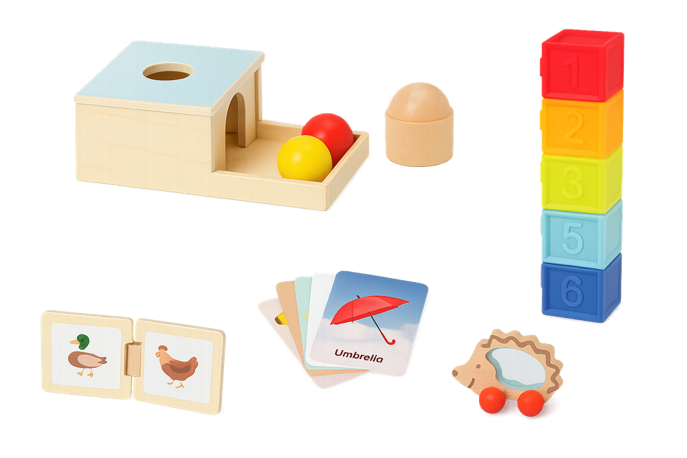 Монтессори Play Box для малышей (7-8 мес.)