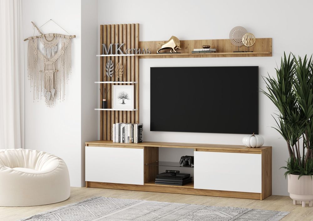 Бостон Стенка МДФ НМ-001