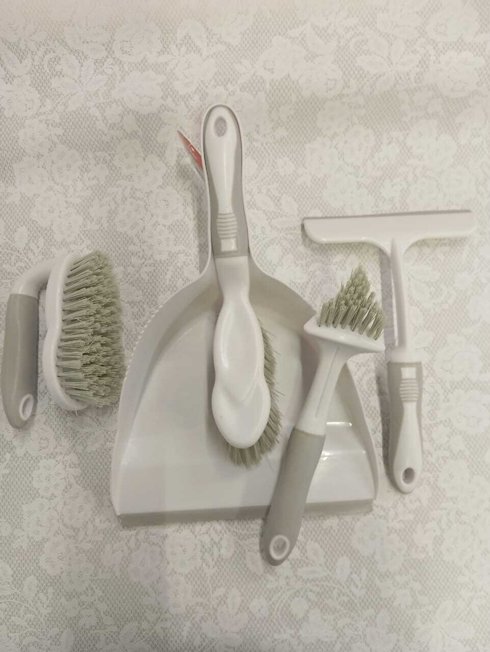 Набор д/уборки ABC Home Совок 34х23,5х9см, стекломой 26х15,8х4,5см, щетка 3шт 26,5х4,7х13см/15х7,2х1