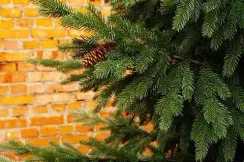 Искусственная ель Сказочная с шишками 3,5 м., 100% литая хвоя, ПромЕлка (31350)