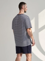 Комплект мужской "Полоса" (шорты)