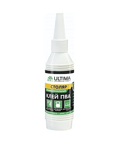 Клей ПВА ULTIMA СТОЛЯР, флакон 80 г.