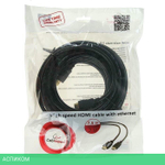 Кабель Cablexpert HDMI 19M v2.0 7.5m CC-HDMI4-7.5M Black