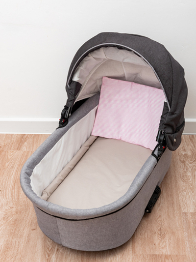 Комплект в коляску Розовая полоска