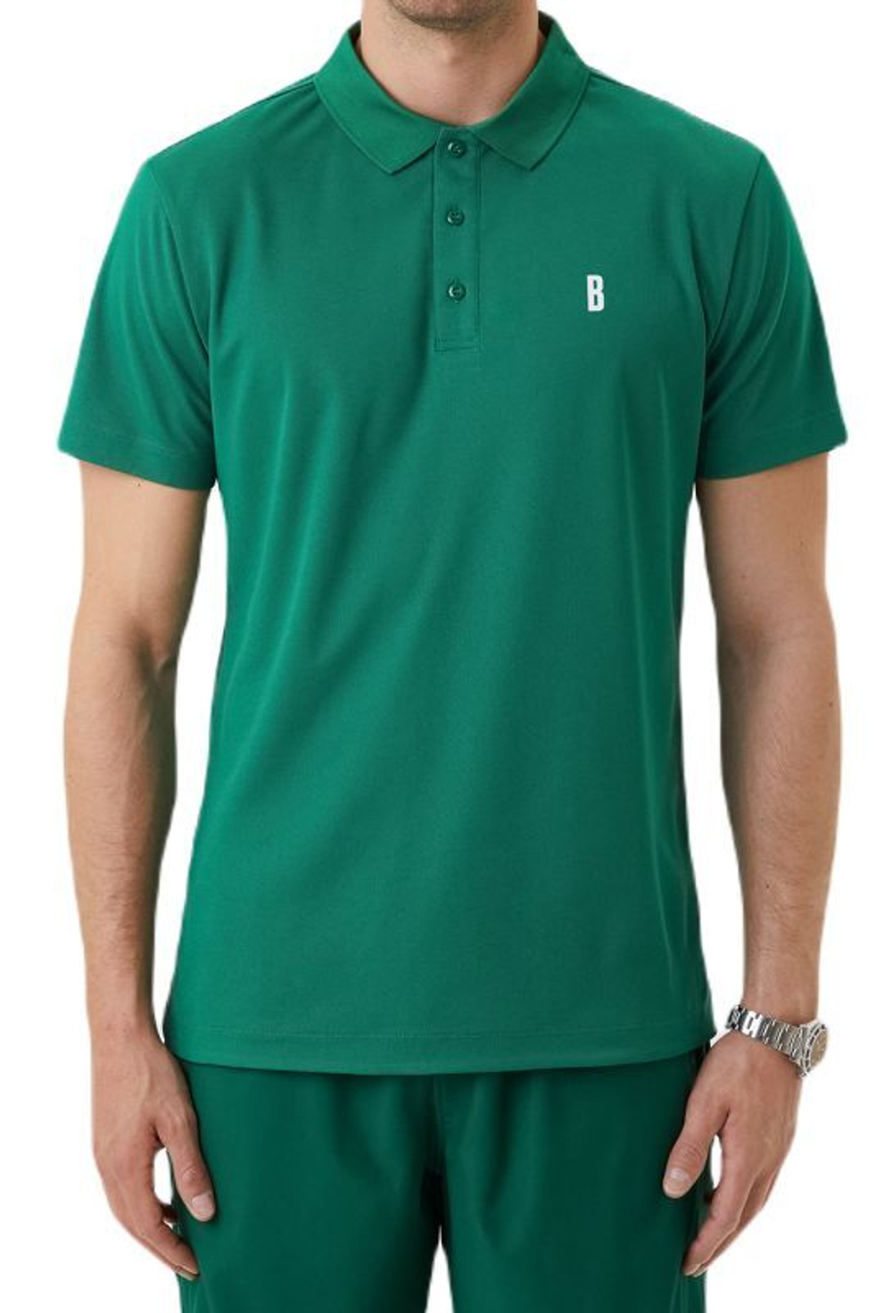 Мужское теннисное поло Björn Borg Ace Polo - verdant green