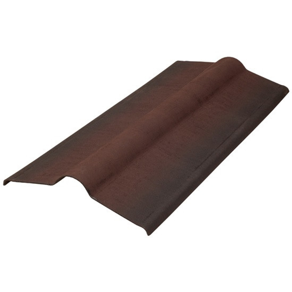 Коньковый элемент Ондулин Черепица коричневый