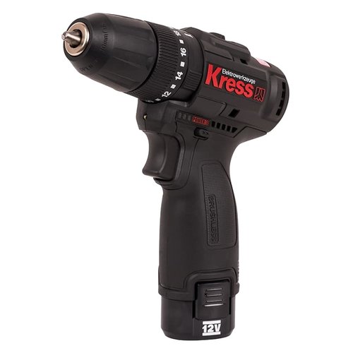 Дрель аккумуляторная KRESS KU362.2 12V 2Ачx2 ЗУ сумка