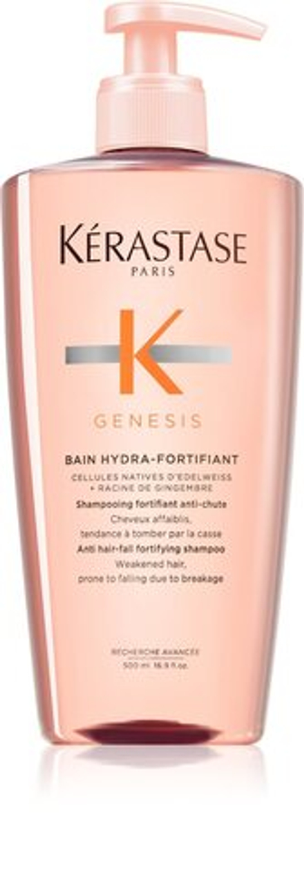 Kerastase Genesis Bain Hydra-Fortifiant - укрепляющий шампунь для слабых, склонных к выпадению волос /   500  ml  / GTIN 3474636980291