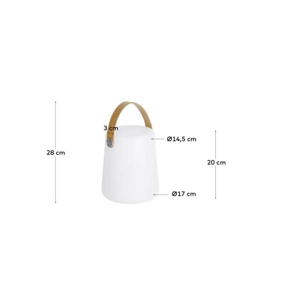 Переносная настольная лампа Dialma