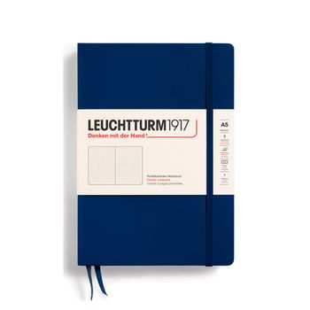 Блокнот Leuchtturm1917 Classic A5 в точку с твердой обложкой (342925)