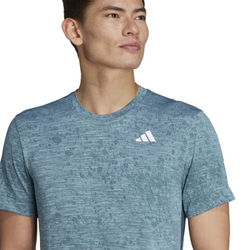 Мужская теннисная футболка Adidas Tennis Freelift T-Shirt - arctic night/light aqua