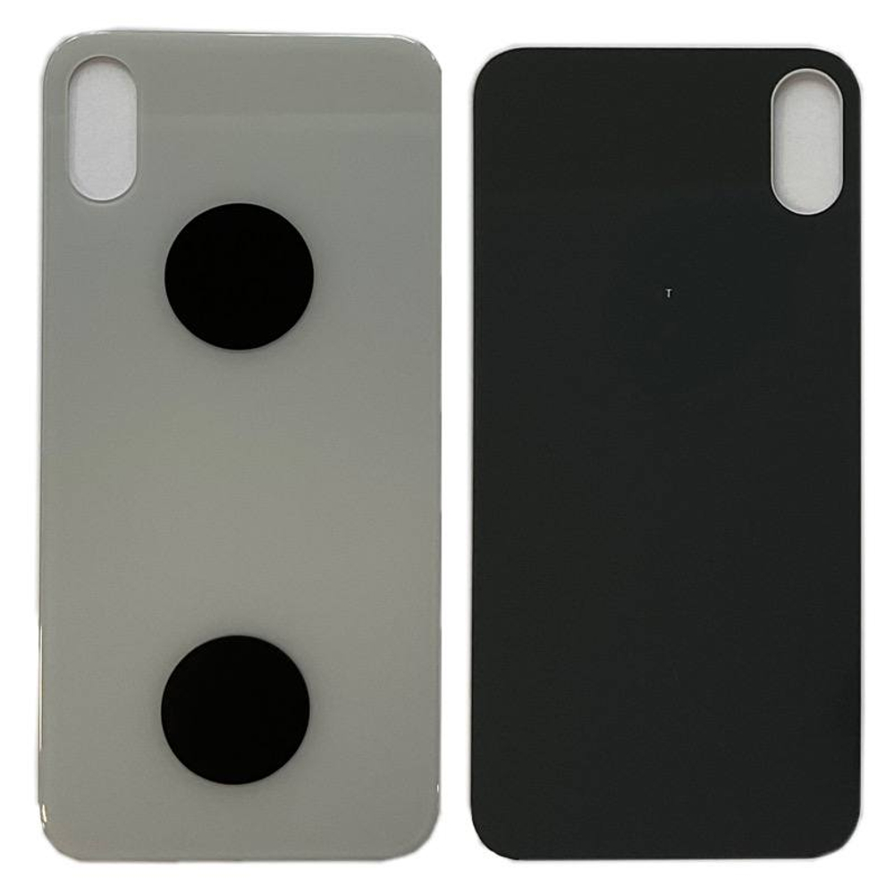 Задняя крышка для Apple iPhone X Белый (широкий вырез под камеру) - Премиум