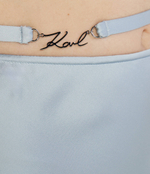 Юбка karl charm soft skirt Karl Lagerfeld - голубой(241W1203)