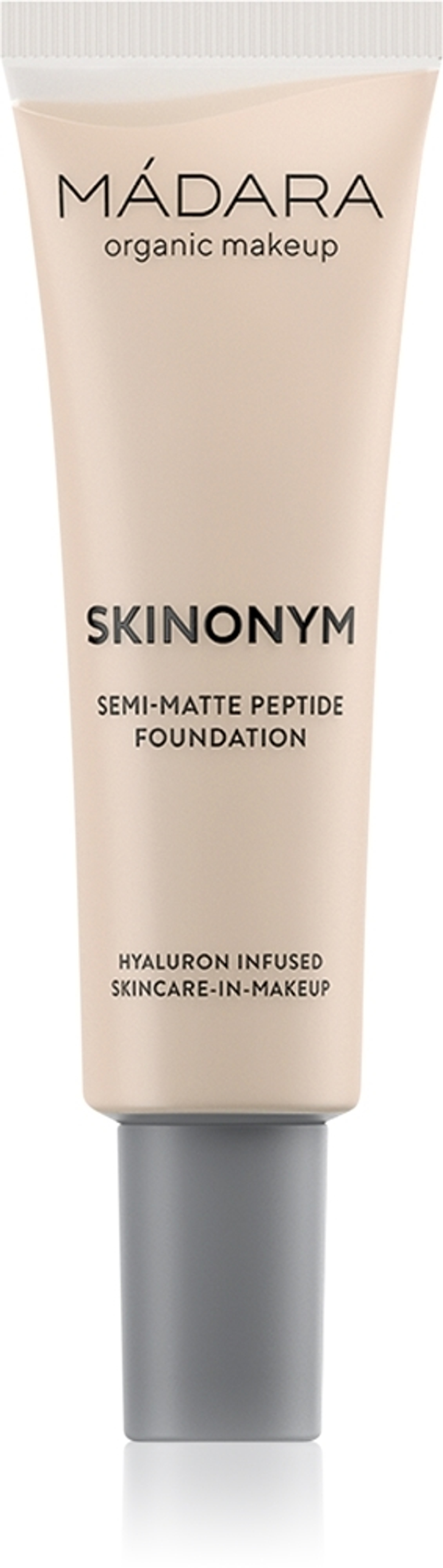 MÁDARA Skinonym Semi-Matte Peptide - Долговечный тональный крем с пептидами, 30 ml