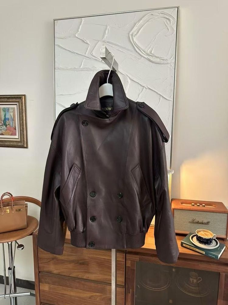 Кожаная куртка Loewe