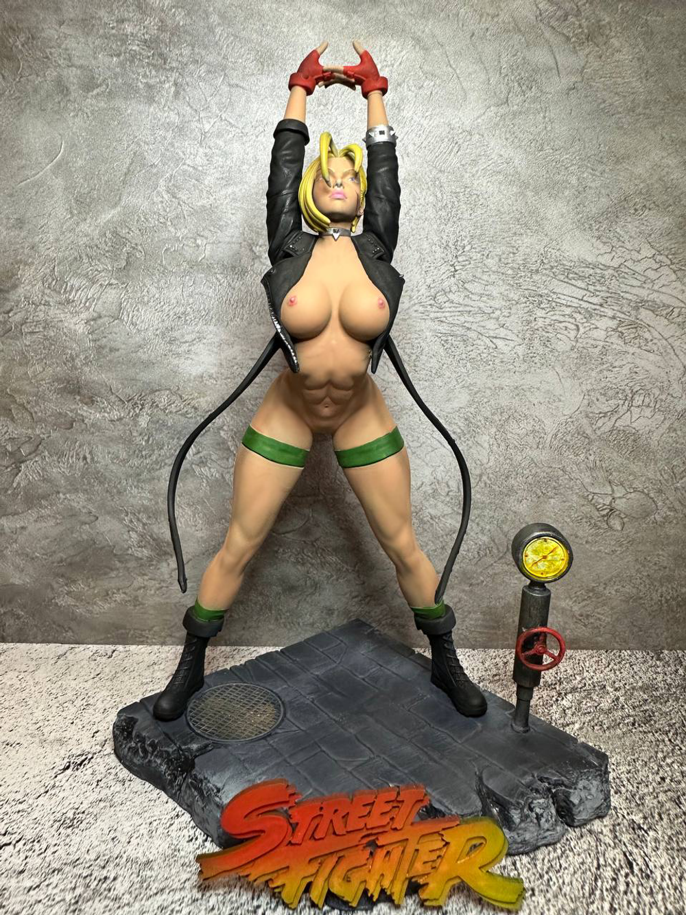 Cammy Street Fighter Кэмми Уайт Стрит Файтер обнаженная фигурка (окрашена)