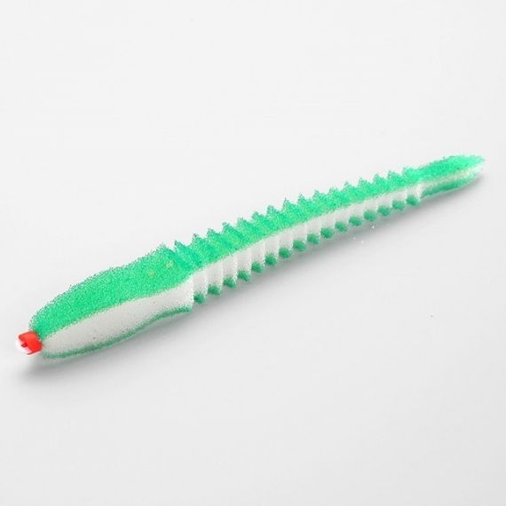 Приманки поролоновые 3D Ex WORM WGn 14см под офсетный крючок № 3/0, 4/0, 5/0 10шт.