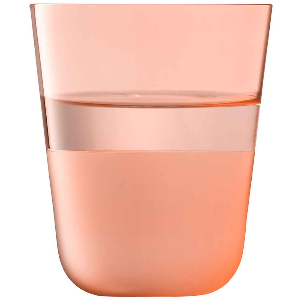 Набор стаканов arc contrast, 380 мл, коралловые, 2 шт.