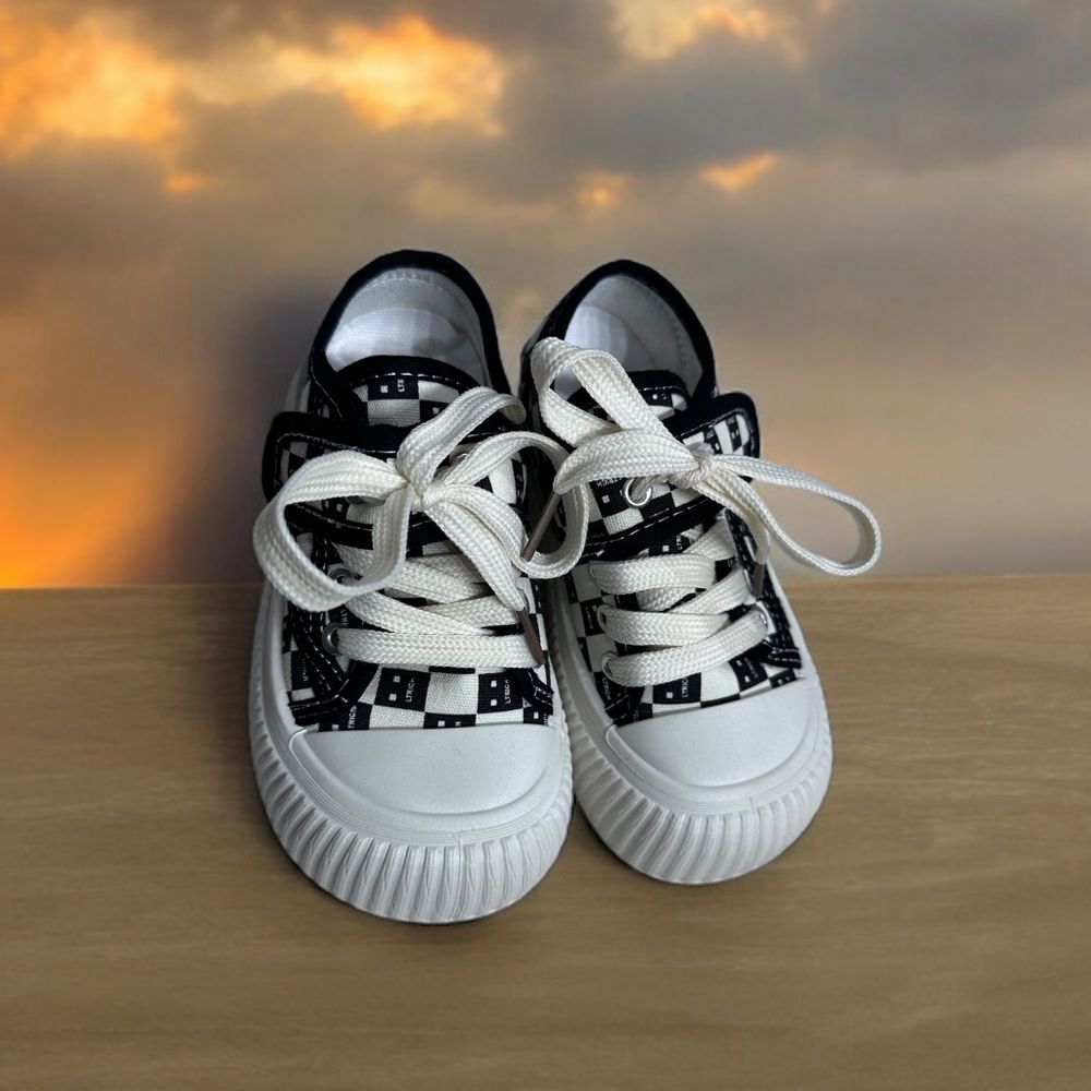 Обувь 713А Кеды Текстиль Шахмат Малыш