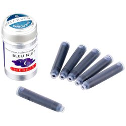 Картриджи для ручки Herbin Bleu nuit темно-синий 6 шт (20119T) 2