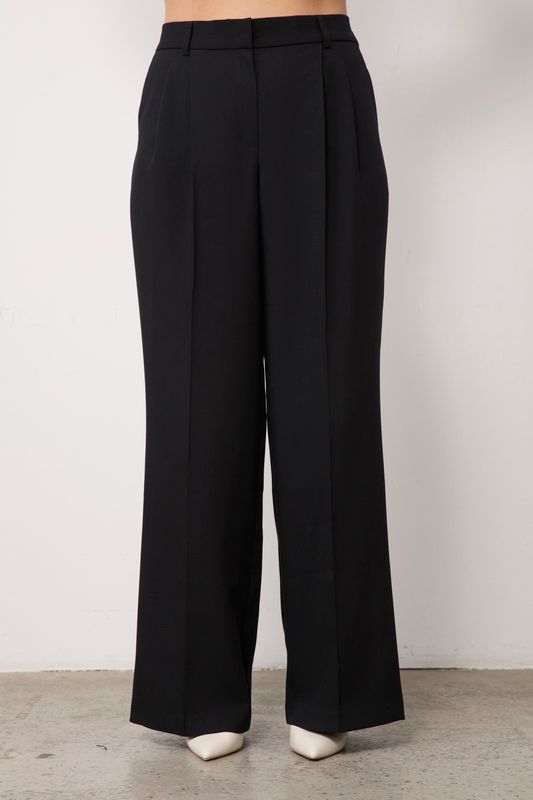 Брюки со стрелками, черный