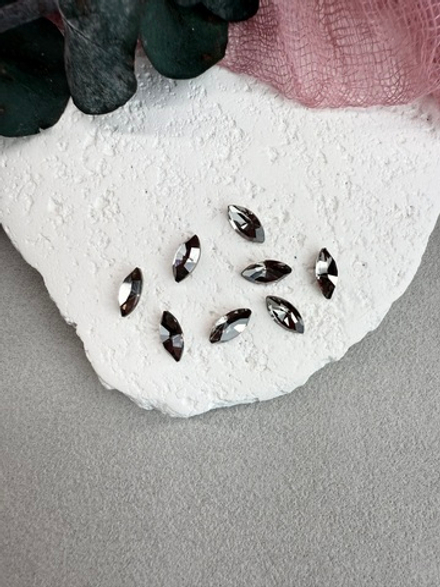 Наветт Navette 10*5 мм, Silver shadow