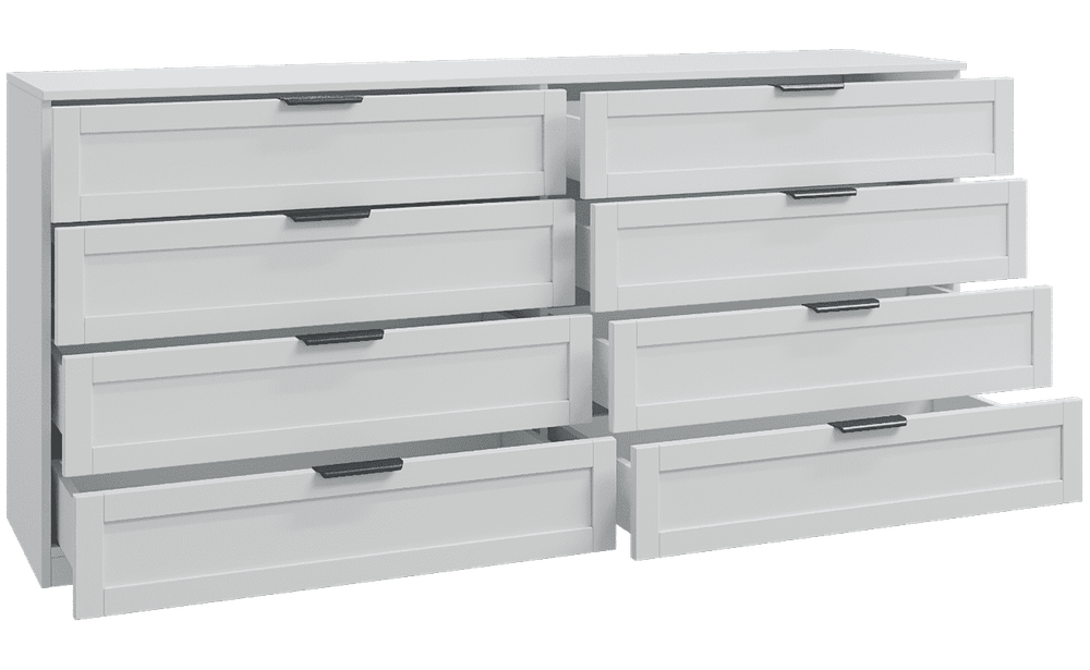 Комод Нордик - 8, белый