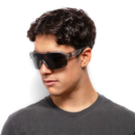 Очки солнцезащитные WHITELAB Unit "Black ink/Black"