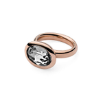 Кольцо Qudo Tivola Crystal 19 мм 631407 BW/RG