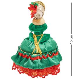 Народные промыслы RK-734/ 5 Кукла-шкатулка «Дама с муфтой»