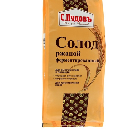 Солод ржаной ферментированный «С. Пудовъ», 300 г