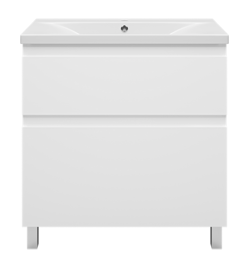 Тумба под раковину Misty Лаки 80 (белая)