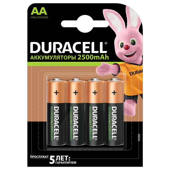 Аккумулятор 4шт AA DURACELL HR6