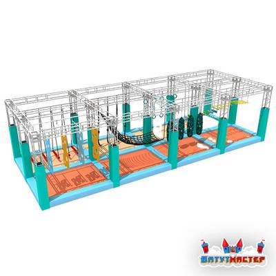 Развлекательный парк ниндзя «Мир воинов», 14×7×3,5 м