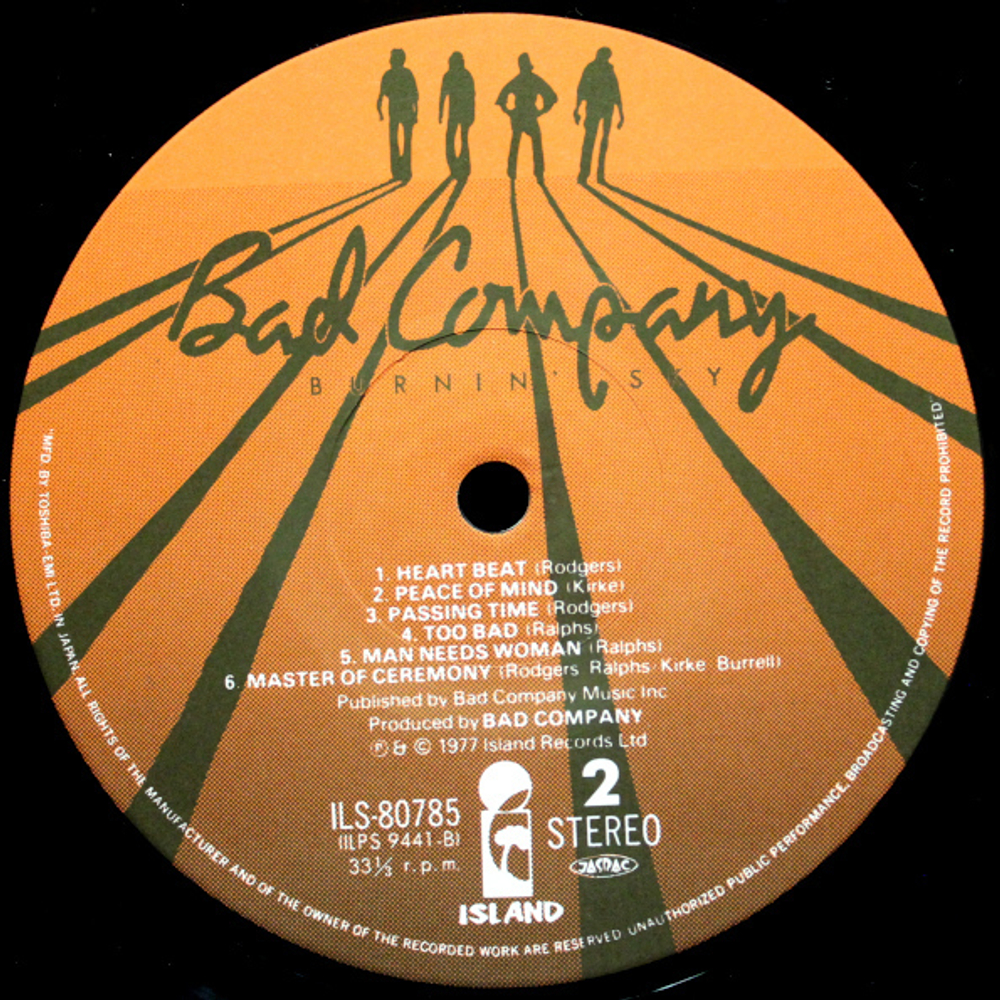 Bad Company / Burnin' Sky (LP)