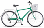 Велосипед 28" Stels Navigator-350 V р.20" (корзинка) Зеленый