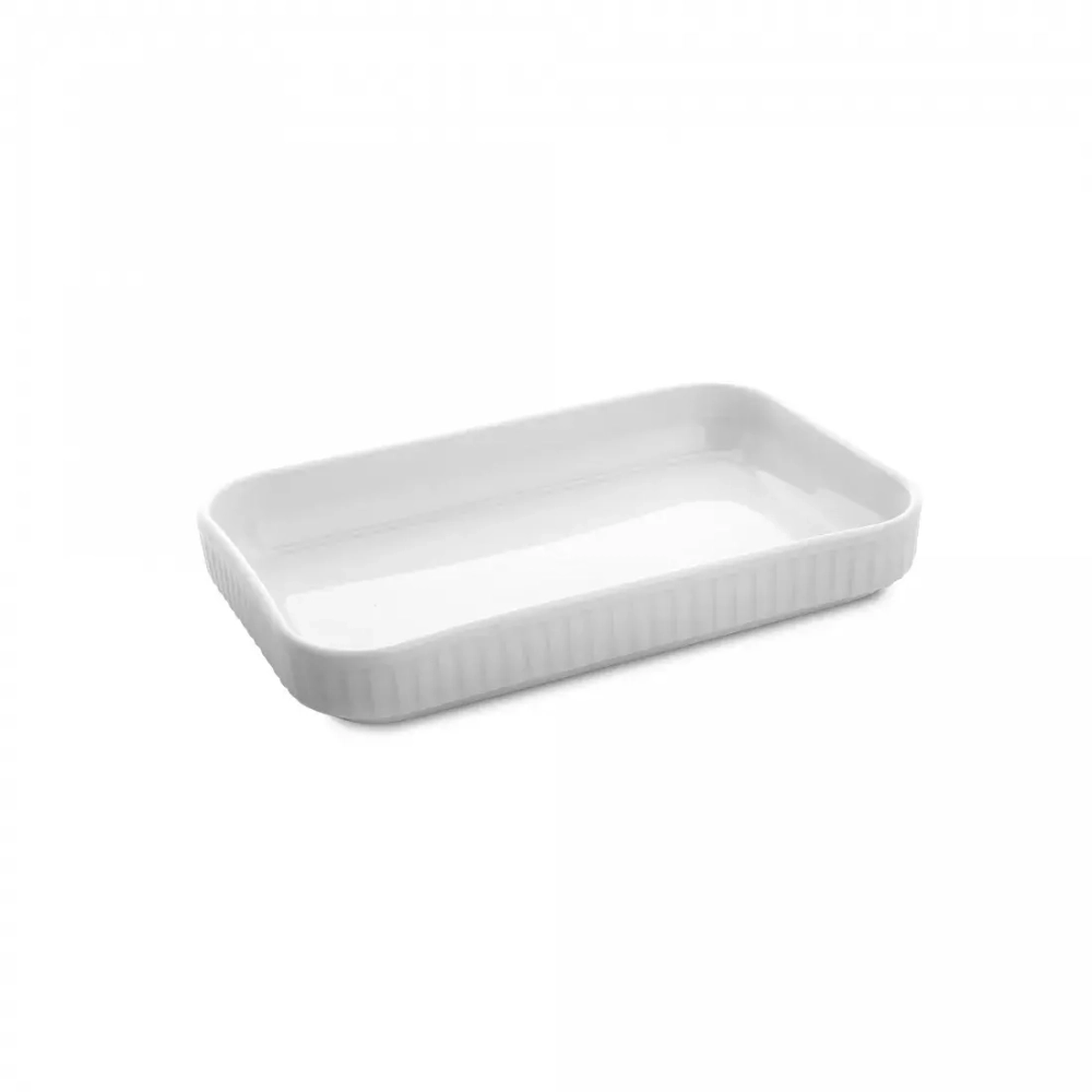 Блюдо сервировочное 24х12см Pillivuyt Plisse-Toulouse белое