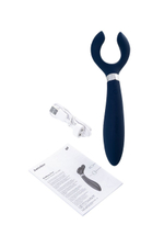 Многофункциональный стимулятор для пар Satisfyer Partner Multifun 3 синий 23,5 см (блистер)