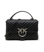 Кожаная сумка-мессенджер love lady puff classic Pinko - черный(100043 A0GK)